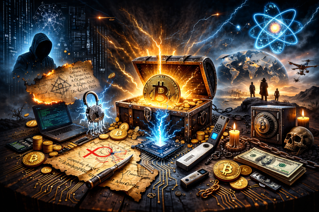 Satoshi's Quantum Bitcoin Treasure Hunt